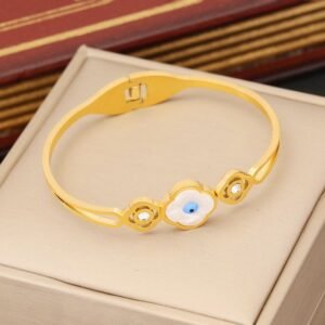 Anti Tarnish Nazar Bracelet ~ Golden
