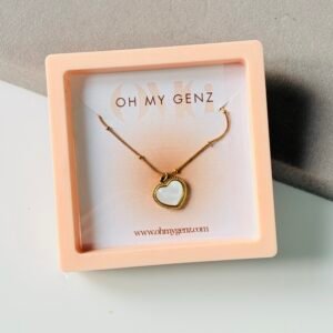 Everlasting Love Anti-Tarnish Shell Heart Necklace
