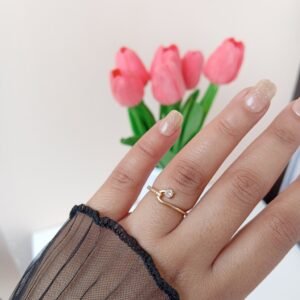 Open Ending Ring ~ Anti Tarnish ~ Adjustable Size