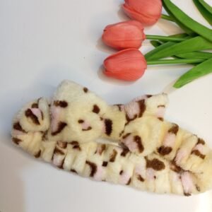 Beige Facial Headband with Heavy Quality ~ With Bow