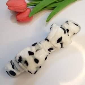 White and Black Facial Headband