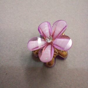 Lavender Sparkle Mini Metal Claw Clip ( 1 Pc )