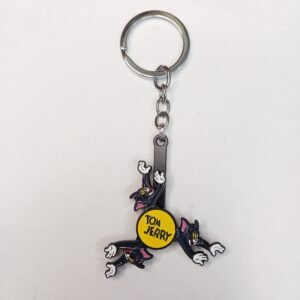 Tom and Jerry Widget Spinner Metal Keychain