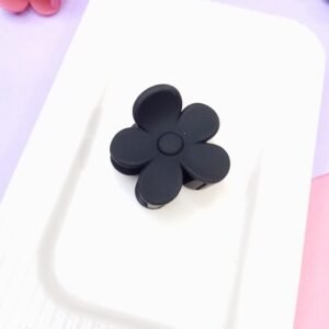 DAISY BLACK FLOWER ~ MATTE ~ SMALL