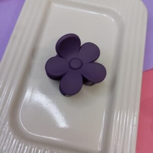 DAISY DARK PURPLE FLOWER ~ MATTE ~ SMALL