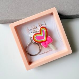 3D Cute Lollipop Candy Shape Keychain