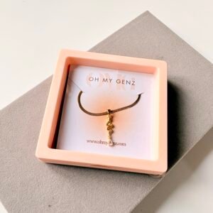 Anti Tarnish Necklace with Snake Pendant