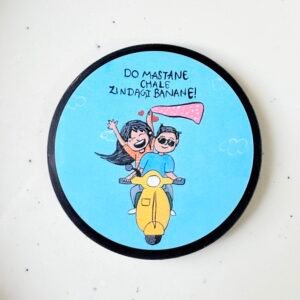 Fridge Magnet ~ Circular MDF cutout