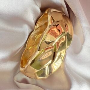 Premium Gold Finish Interlinked Bangle