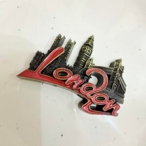 London ~ Metal Fridge Magnet