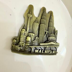 Malaysia ~ Metal Fridge Magnet