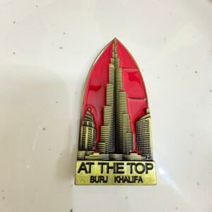 Burj Khalifa Dubai ~ Metal Fridge Magnet