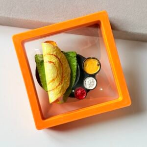 Dosa Platter Clay Fridge Magnet