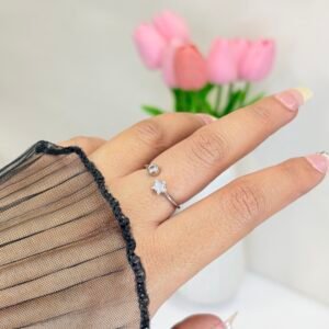 Starry Dot Open Ring ⭐