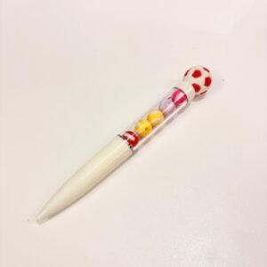 Soccer Sports Bead Pen - Classic White