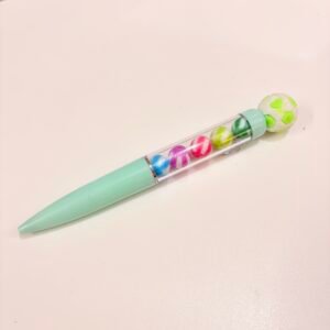Soccer Sports Bead Pen - Mint Green