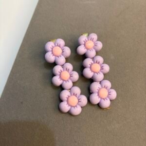 Pastel Daisy Cute Hair Clips (Set of 2)