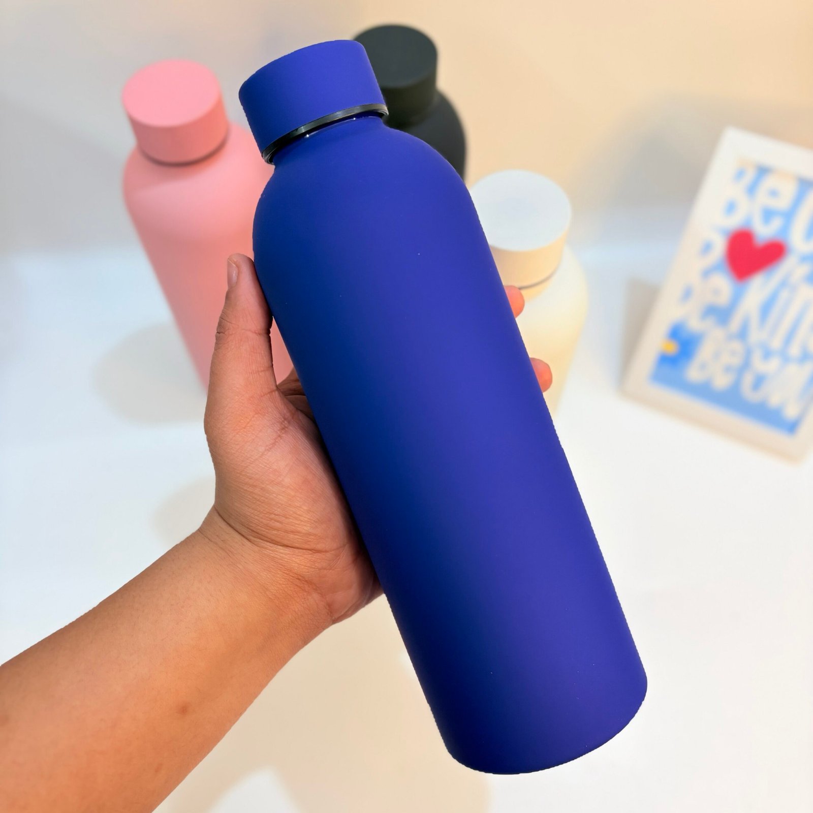 Premium Matte Finish Insulated Water Bottle – High-Quality 24-Hour Cold Stainless Steel Flask