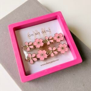 Blush Blossom Korean Hair Clips (Set of 2)