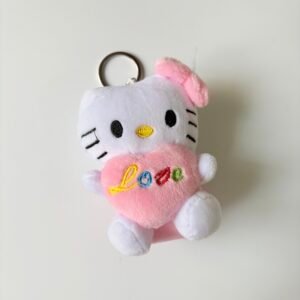 Hello Kitty "Love" Plush Keychain