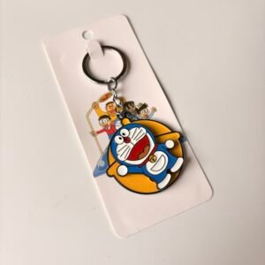 Doraemon & Friends "Take-Copter" Enamel Fidget Spinner Keychain