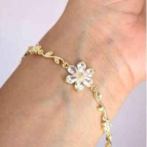 Daisy Dew Chain Bracelet | Anti Tarnish