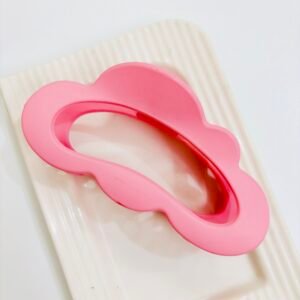 Matte Midnight Pink Cloud Hair Claw – Large Size