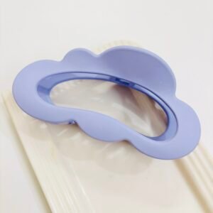 Matte Lavender Dream Cloud Hair Claw – Large Size