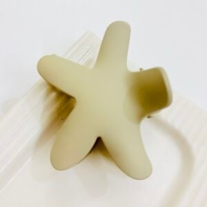 Large Matte Starfish Hair Claw – Olive Green
