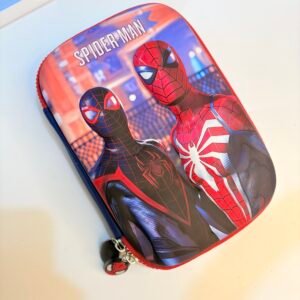 Marvel-Themed Spider-Man 3D Hard Shell Pencil Case - Miles Morales & Peter Parker Edition