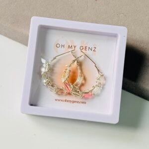Rose Quartz Hoop Magic | Free Display Frame & Premium Quality