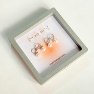 Elegant Pearl Bow Knot Stud Earrings - Romantic Aesthetic Jewelry + Free Premium Display Frame