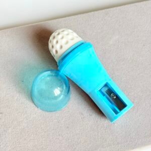 Aesthetic Mic-Style Pencil Sharpener & Hidden Eraser