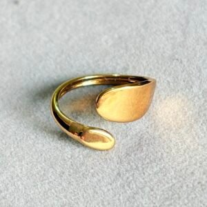 Sculpt Modernist Anti-Tarnish Dual-Face Ring