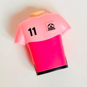 Pastel Soccer Jersey Stationery | 2-in-1 Pencil Sharpener & Large Eraser | Aesthetic School Supplies ~ PINK