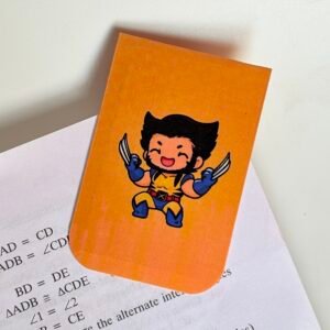 Purple Prankster Magnetic Bookmark School Stationery