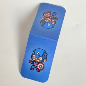 Chibi Captain America Magnetic Bookmark School Stationery