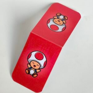 Happy Toad Mushroom Magnetic Bookmark School Stationery