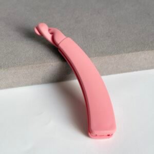 Dusty Rose Pastel Matte Hair Clip