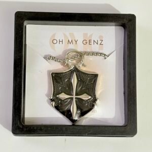 Men’s Silver Bodybuilder Weightlifter Pendant – Stainless Steel Fitness Statement Necklace