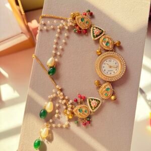 Heritage Glow Kundan-Style Timepiece