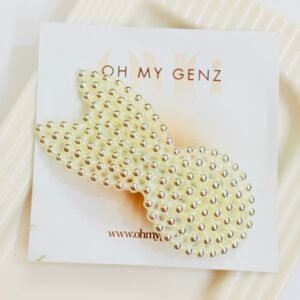 Seaside Pearl Dotted Statement Hair Clip