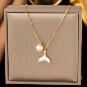 Pearl Tail Necklace ✨