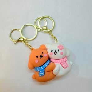 Cozy Hugs Magnetic Keychain Duo
