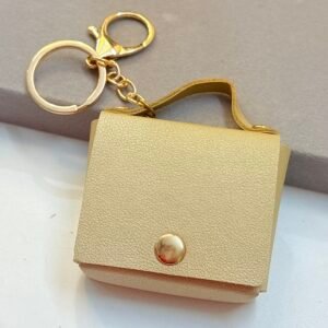 Classic Minimalist Gold Coin Pouch Bag Charm