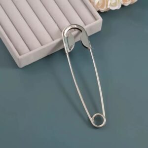 Viral Safety Pin - Hair Accessory - Silver