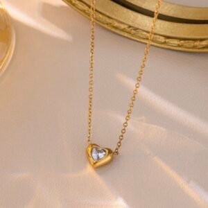 Viral Stone Heart Pendant