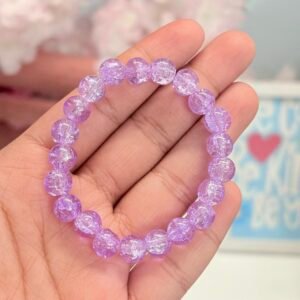 The Lilac Crystal Ice Bracelet