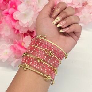 Blush Rose Kashmiri Bangle