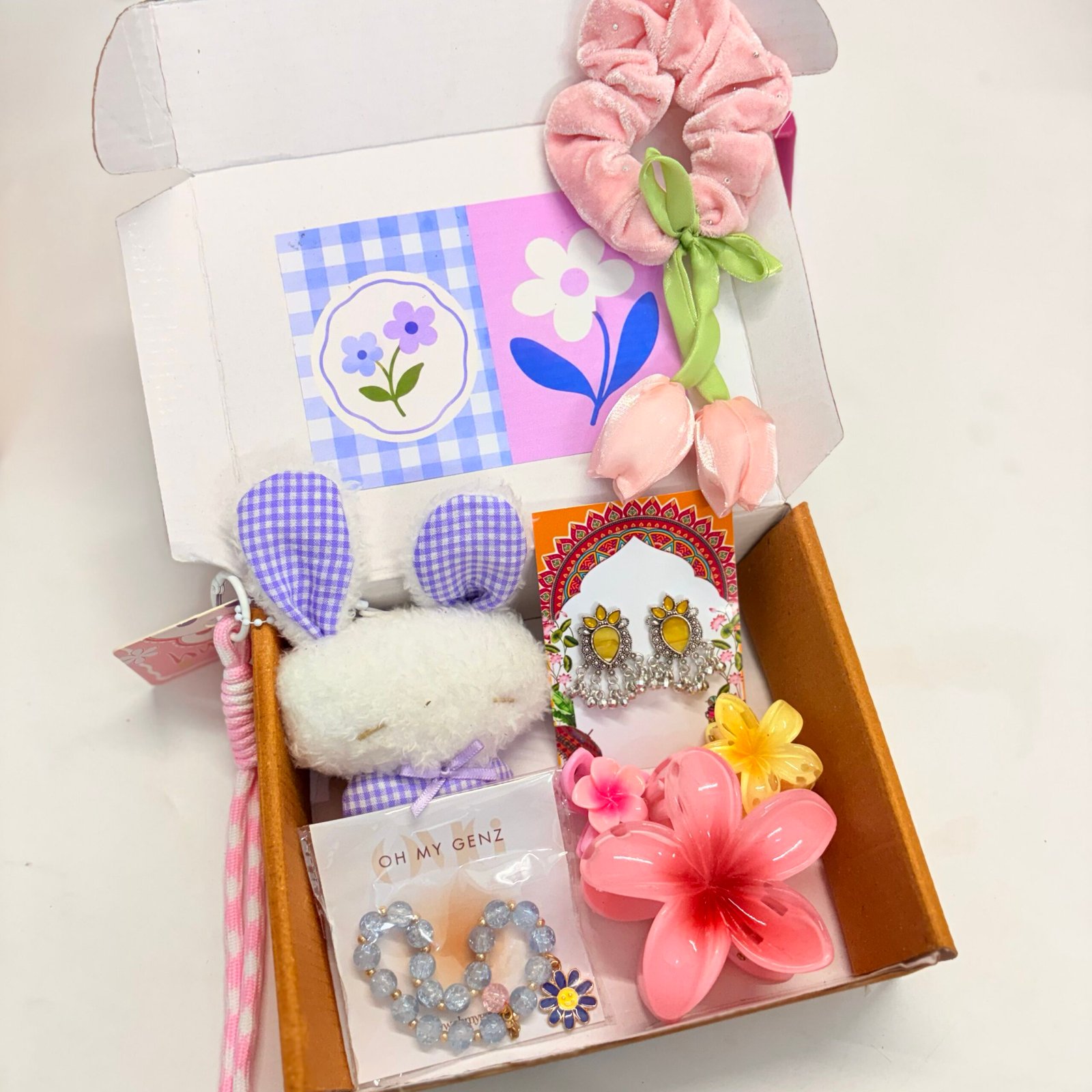 Lavender Bunny Hamper - Image 3